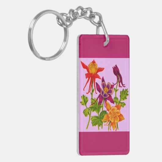 Blume Schlüsselanhänger (Vorderseite links)