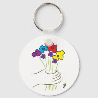 Blume Schlüsselanhänger