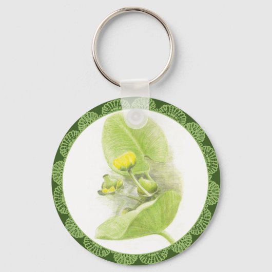 Blume Schlüsselanhänger (Vorderseite)