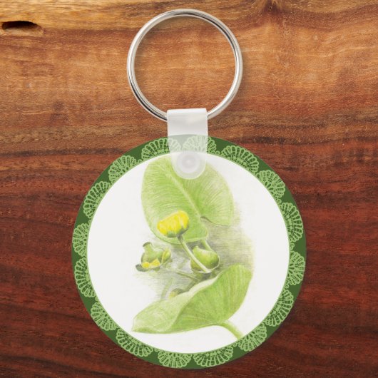 Blume Schlüsselanhänger (Vorderseite)