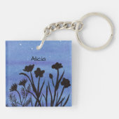 Blume Schlüsselanhänger (Rückseite)