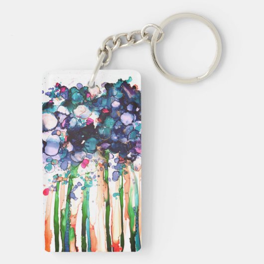 Blume Schlüsselanhänger (Rückseite)