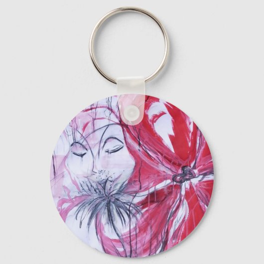 Blume Schlüsselanhänger (Vorderseite)