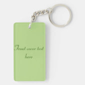 Blume Schlüsselanhänger (Rückseite)