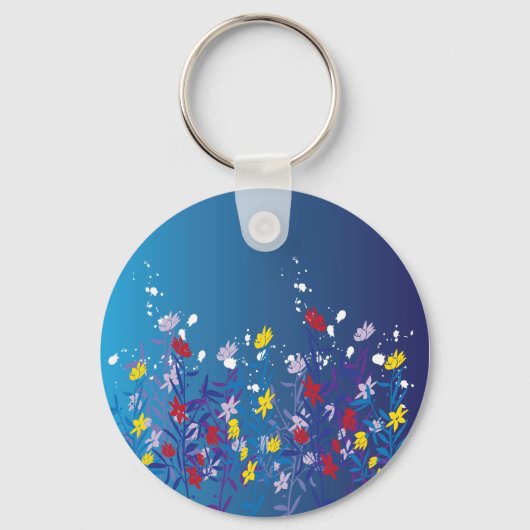 Blume Schlüsselanhänger (Vorderseite)