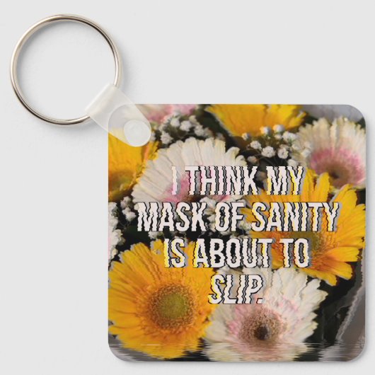 BLUME SCHLÜSSELANHÄNGER (Vorderseite)