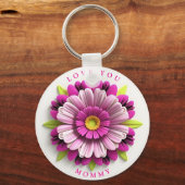 Blume Schlüsselanhänger (Vorderseite)