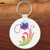 Blume Schlüsselanhänger (Rückseite)