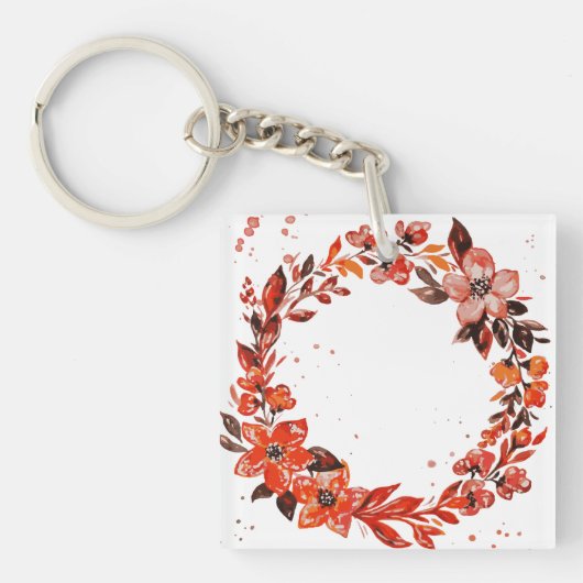 Blume Schlüsselanhänger (Vorderseite)