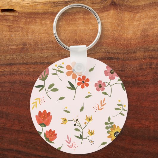 Blume Schlüsselanhänger (Vorderseite)