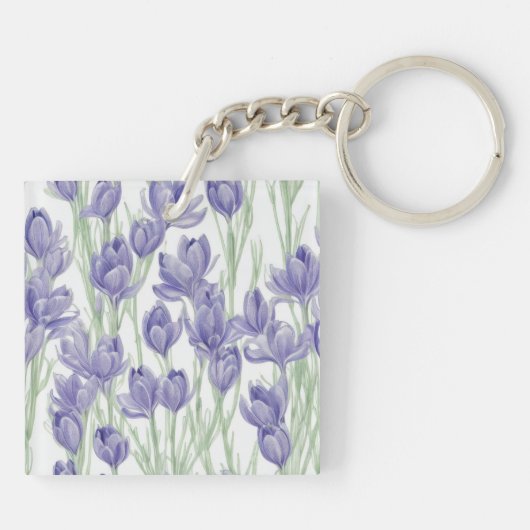 Blume Schlüsselanhänger (Rückseite)