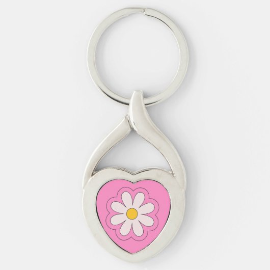 Blume Schlüsselanhänger (Vorderseite)