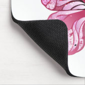 Blume Schmetterling mit rosa Sakura Mousepad (Ecke)
