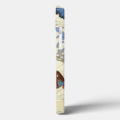 Blume, Schmetterlinge und Vogelkollage Case-Mate iPhone Hülle (Rückseite / Links)