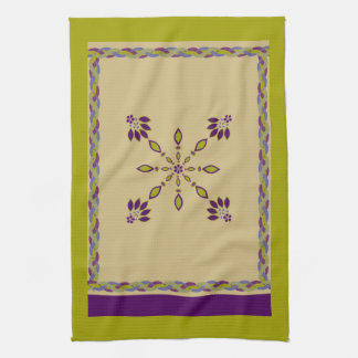 Blume Schmuck Verdrehte Seile Küchentuch