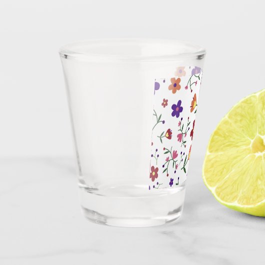 Blume Schnapsglas (Links)