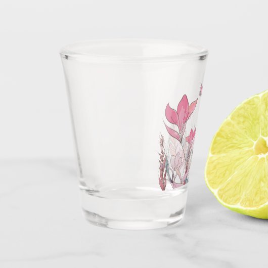 Blume Schnapsglas (Links)