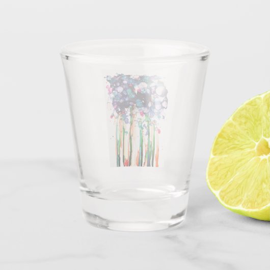 Blume Schnapsglas (Rückseite)