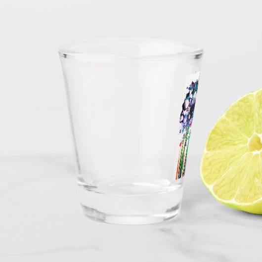 Blume Schnapsglas (Links)