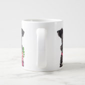 Blume Schnauzer Jumbo-Tasse (Rückseite)