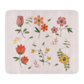 Blume Schneidebrett (Vorderseite)