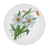 Blume Schneidebrett (Vorderseite)