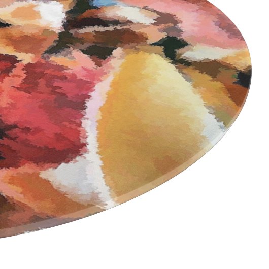 BLUME SCHNEIDEBRETT (Ecke)