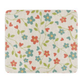 Blume-Schnittmuster Schneidebrett (Vorderseite)