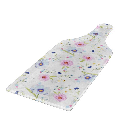 Blume-Schnittmuster Schneidebrett (Ecke)