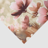 Blume-Schokoladenkosmos (A) Wasserfarbe Seidenpapier (Ausschnitt)