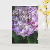 Blume, schöne Ehefrau, Muttertag, Karte (Gelbe Blume)