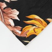 Blume schöne Muster nahtlos. Stoffstruktur Fleecedecke (Ecke)