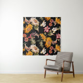 Blume schöne Muster nahtlos. Stoffstruktur Wandteppich (Beispiel (Horizontal))