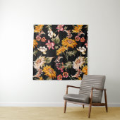 Blume schöne Muster nahtlos. Stoffstruktur Wandteppich (Beispiel)