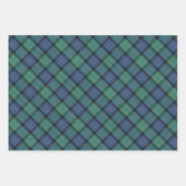 Blume Schottisches Tartan Geschenkpapier Set (Vorderseite 3)