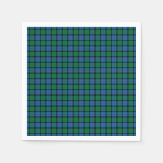 Blume Schottland National Tartan Serviette (Vorderseite)