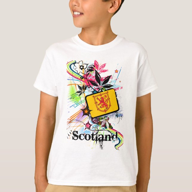 Blume Schottland T-Shirt (Vorderseite)