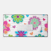 Blume Schreibtischunterlage (Tastatur & Maus)