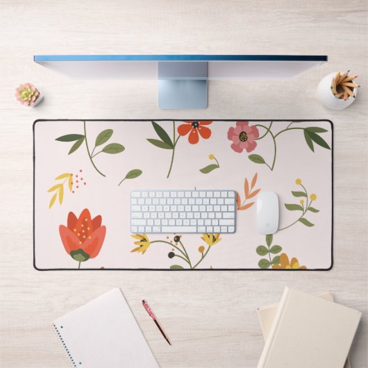 Blume Schreibtischunterlage (Büro 1)