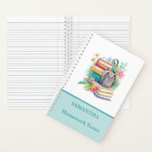 Blume Schule für Wasserfarben Notizblock (Innen)