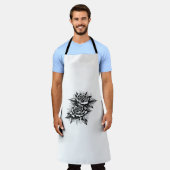 Blume Schürze (Getragen)