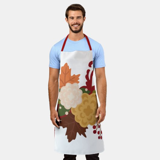 Blume Schürze (Getragen)