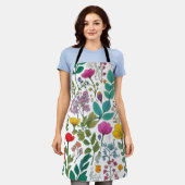 BLUME SCHÜRZE (Getragen)