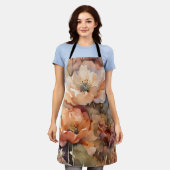 Blume Schürze (Getragen)