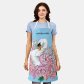 Blume Schürze (Getragen)