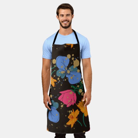 BLUME SCHÜRZE (Getragen)