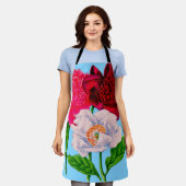 Blume Schürze (Getragen)