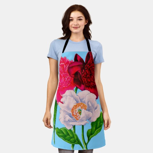 Blume Schürze (Getragen)