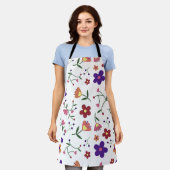 Blume Schürze (Getragen)