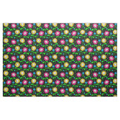 Blume Schwarz Stoff (Fat Quarter (45,7 x 55,9 cm))